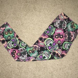 Sugar skull leggings! Brand new, never worn.